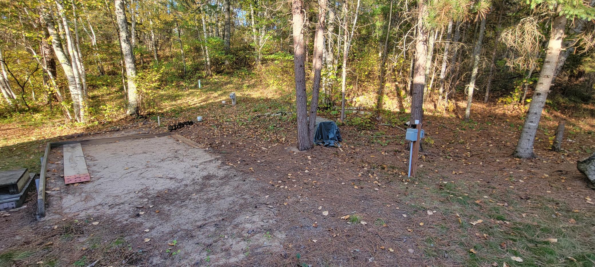 Camper parking and hookup