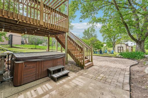 A private hot tub offering the perfect place to relax and unwind.