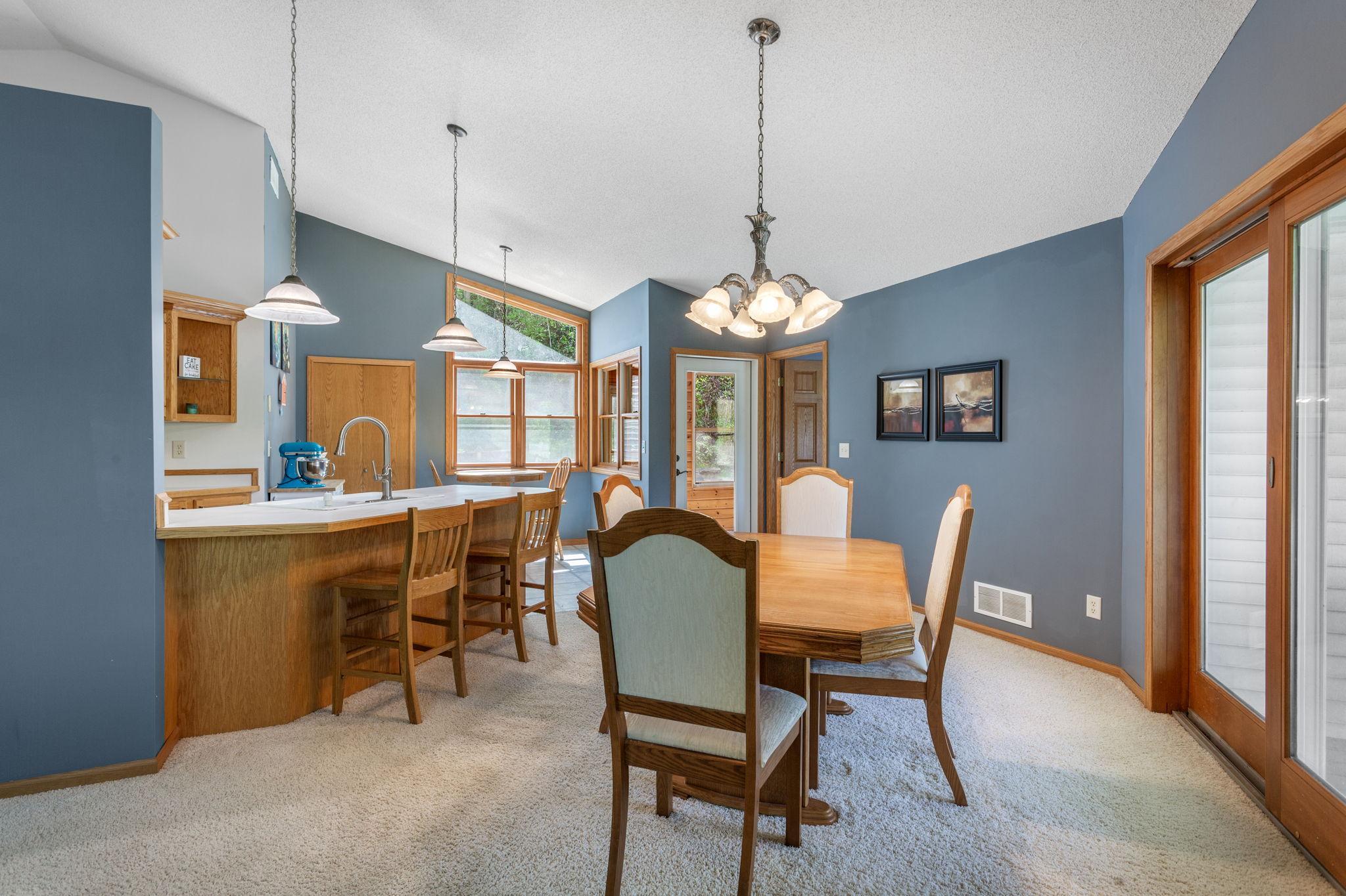 Dedicated Dining Room But Plenty Of Space At The Kitchen Island