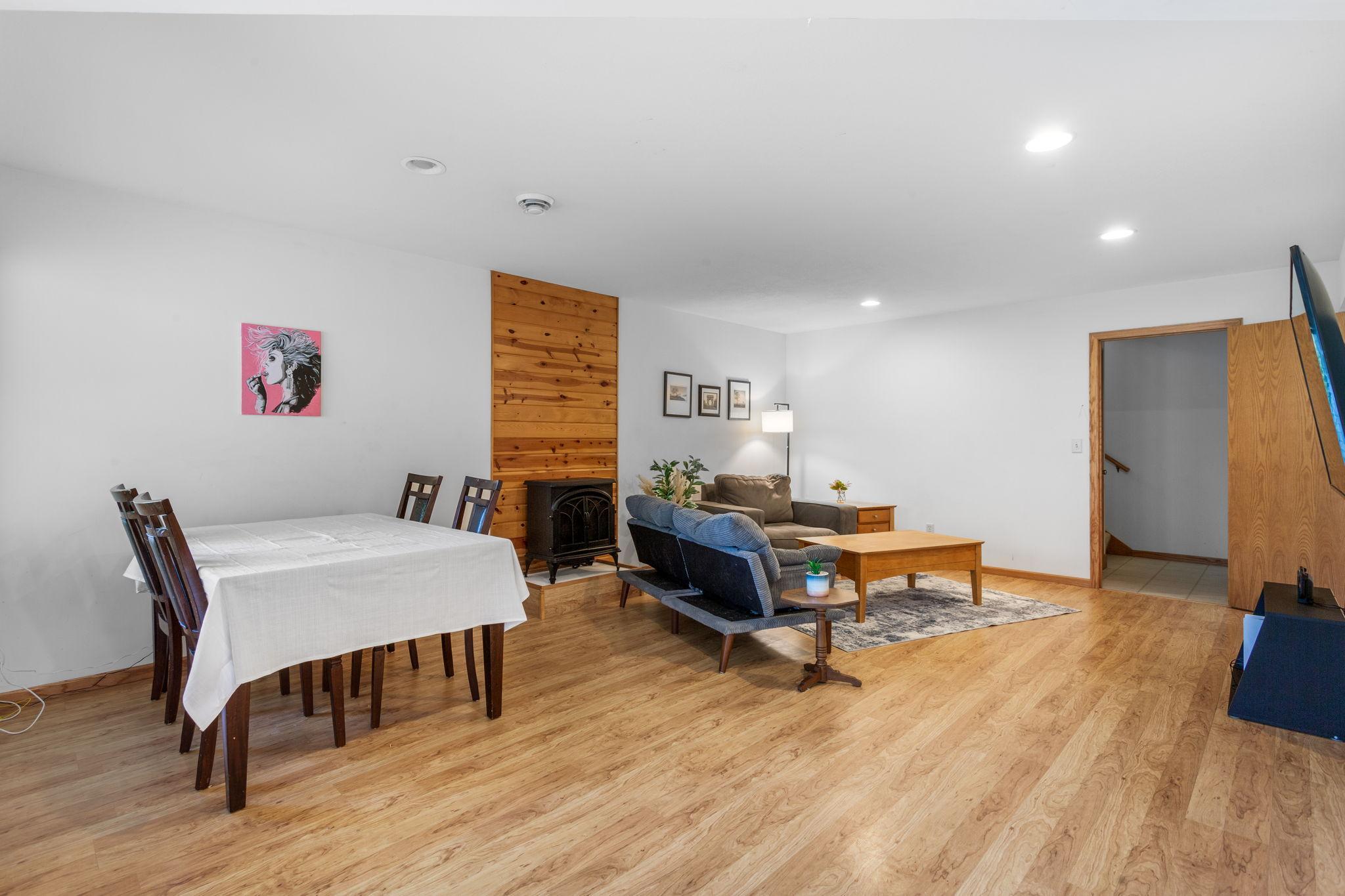 Fantastic Family Room With Cozy Fireplace!
