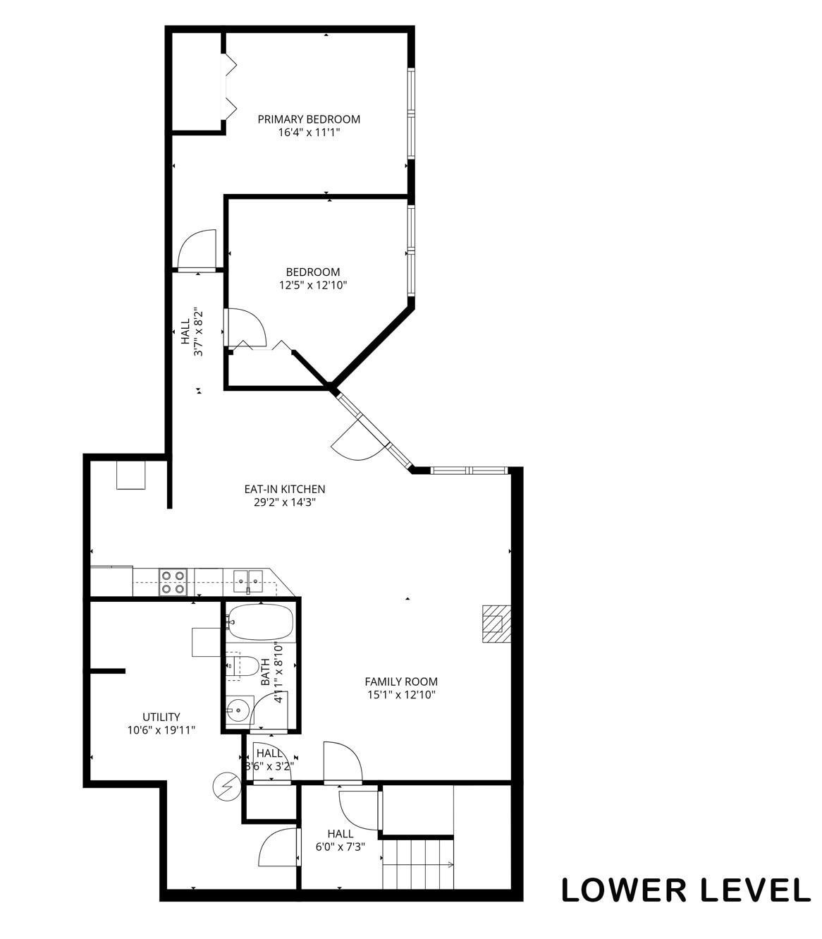 Lower Level Floor Plan