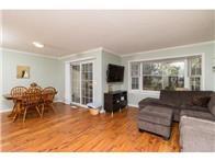 Dining space is attached to living room giving you room to expand for company.