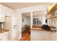Kitchen has open feel