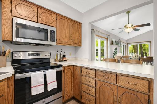 Plenty of cabinetry for your kitchen needs