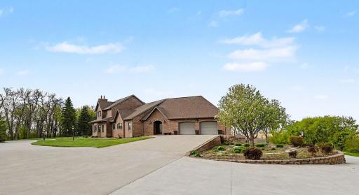 This home has beautiful landscaing all around
