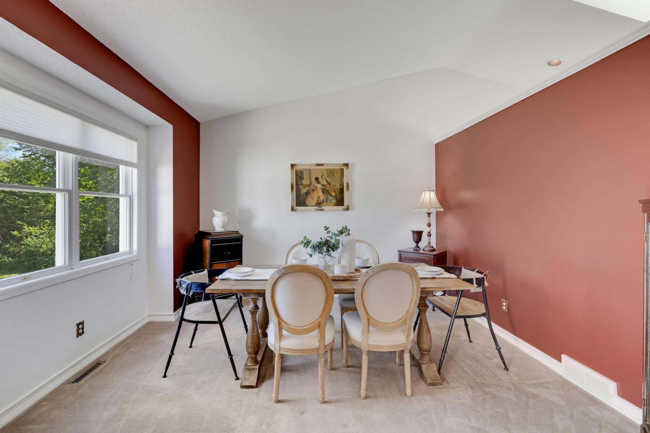 Formal Dining Room located on the frontside of the home. This could make a great home office if formal dining isn't desired!