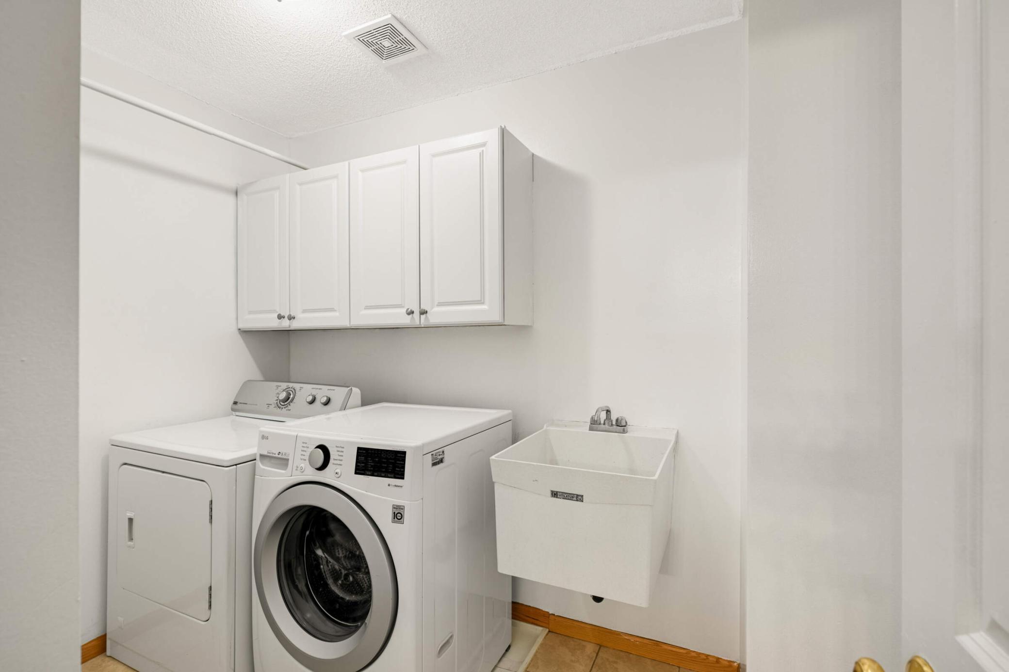 Dedicated laundry room upstairs