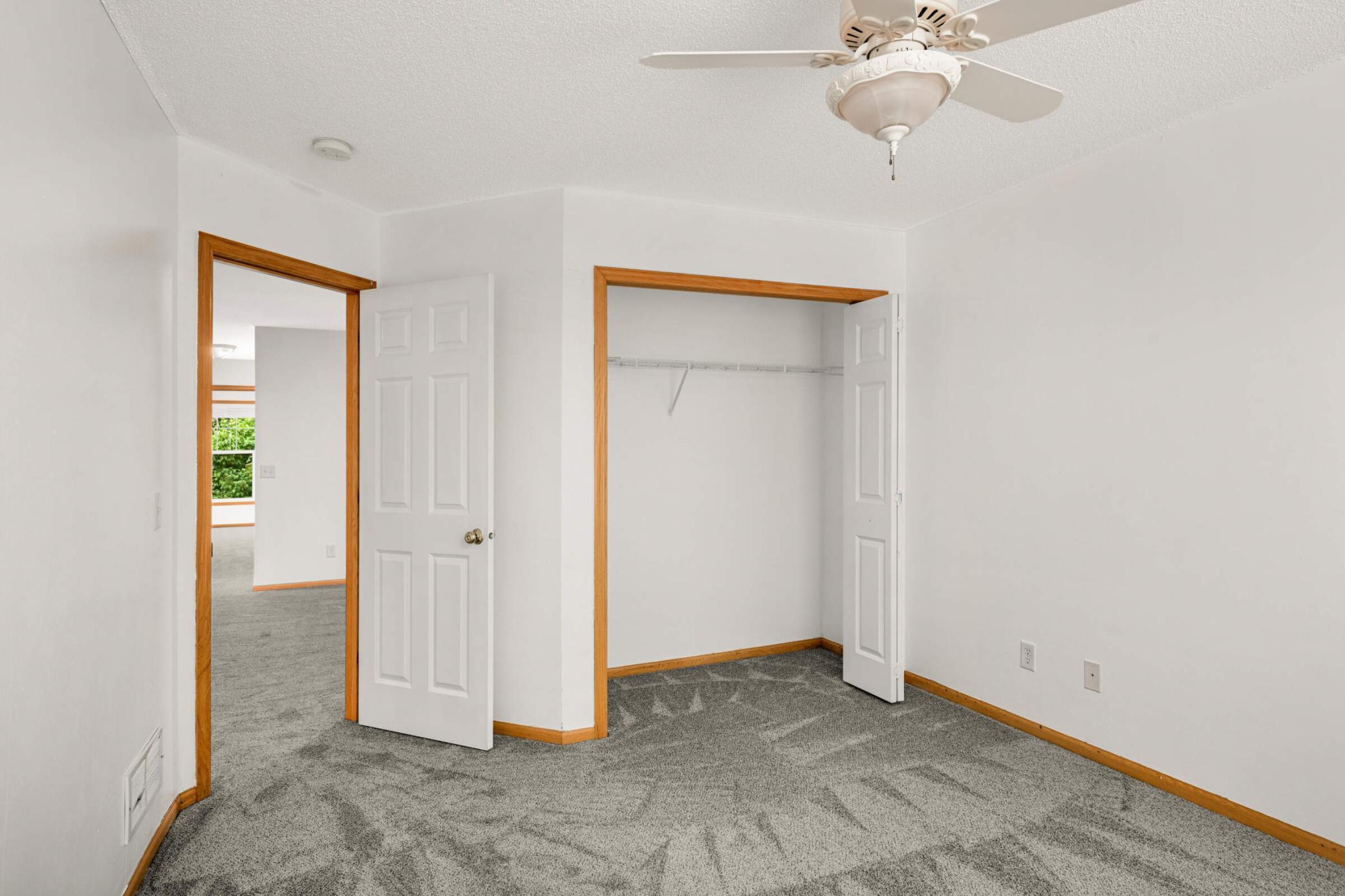 Third bedroom closet view