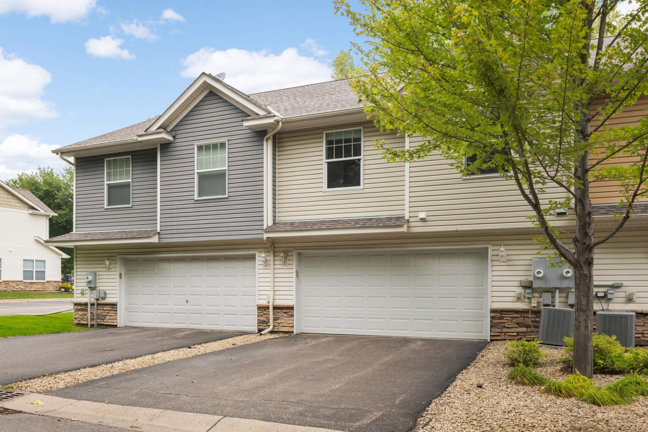 Attached two-garage with main-level access