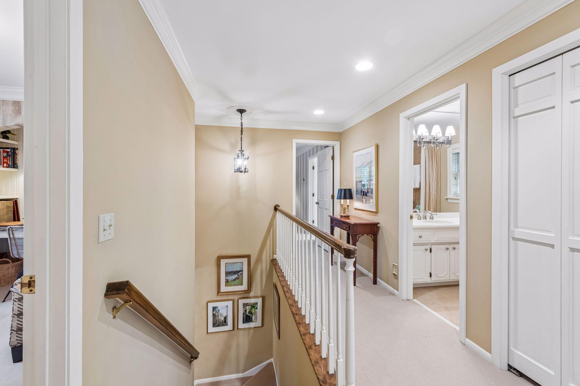 Head to the upper level to discover four bedrooms