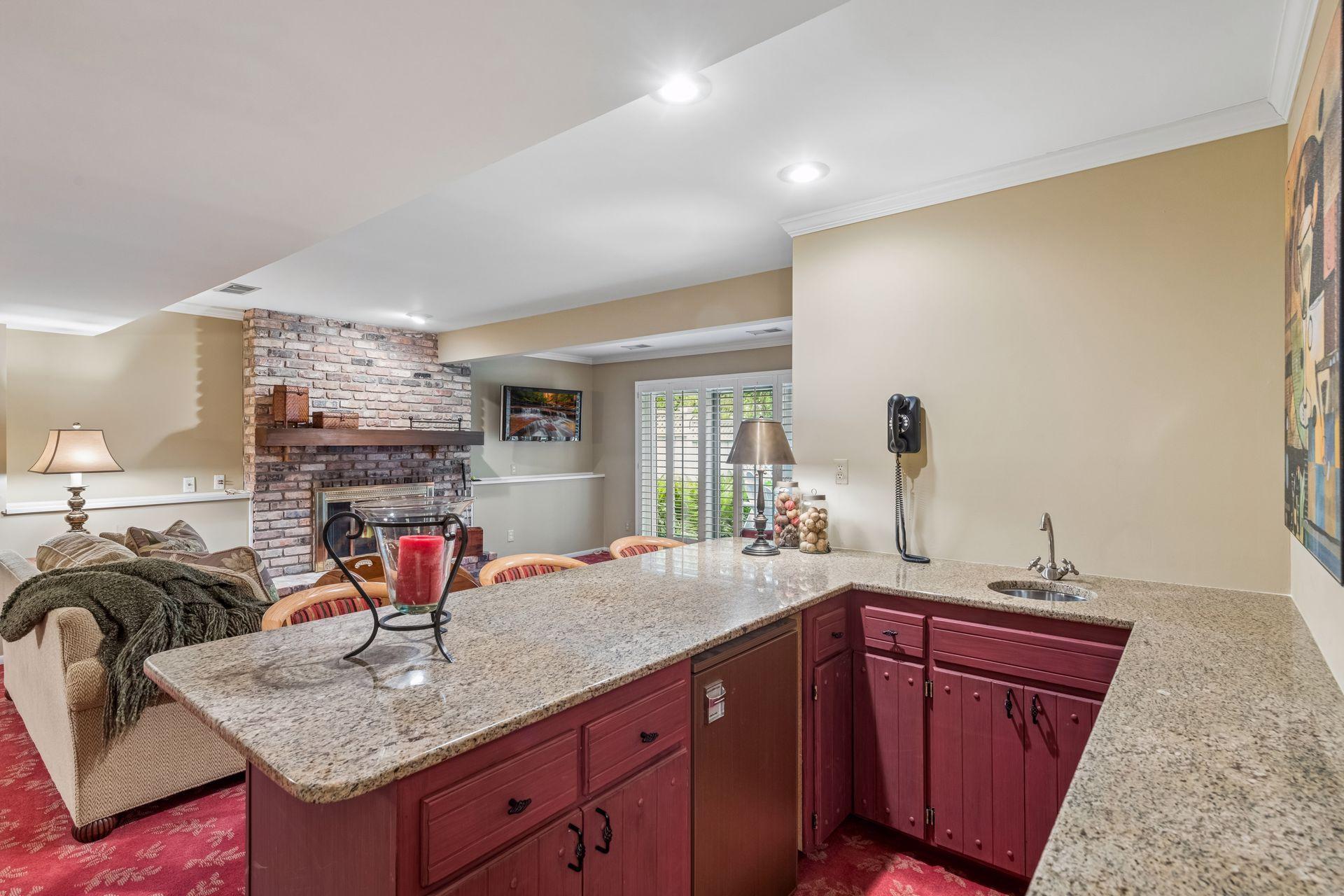 Seamlessly entertain in the lower level