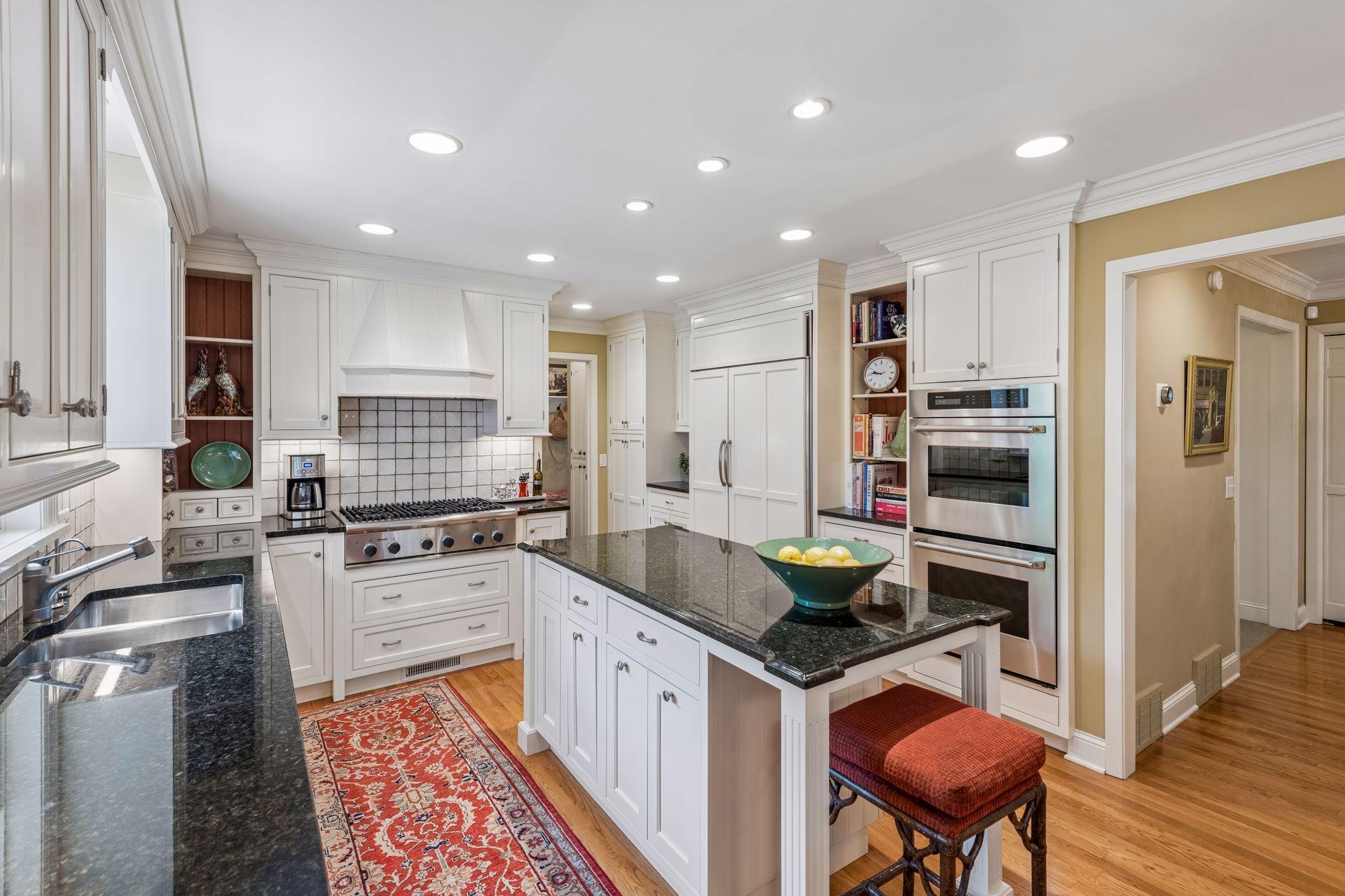 Meal prep or gather around the island to entertain