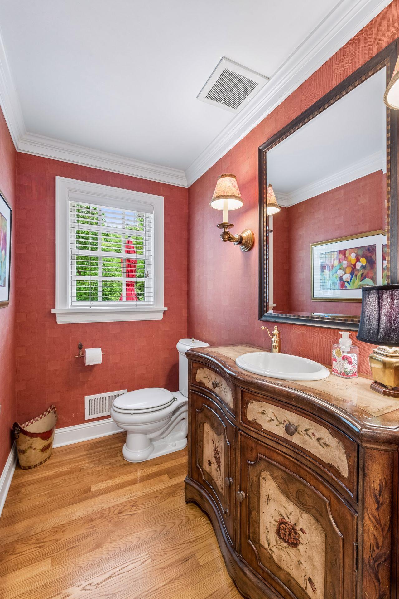 Main floor powder bath