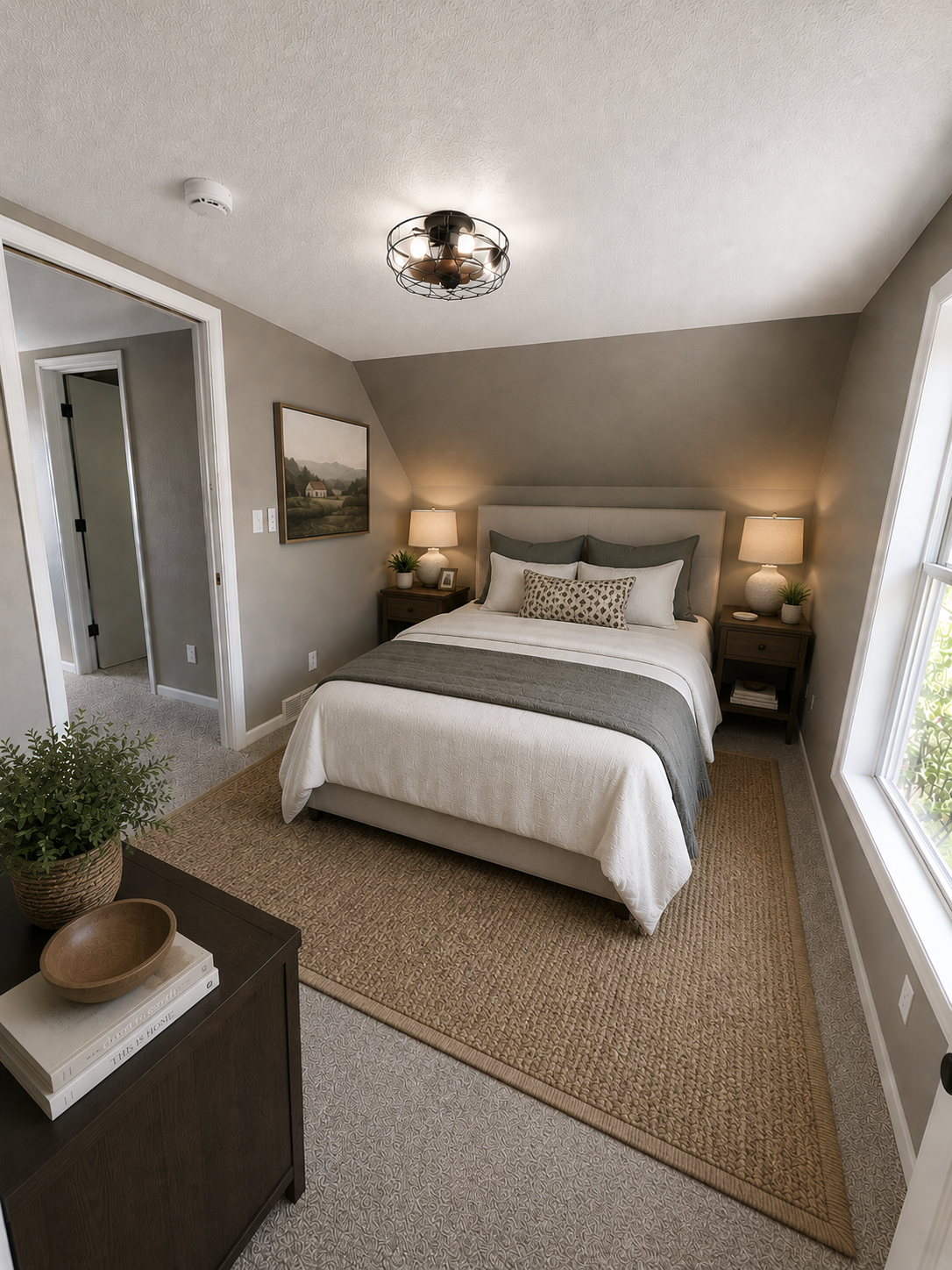 Upper Level Bedroom Virtually Staged