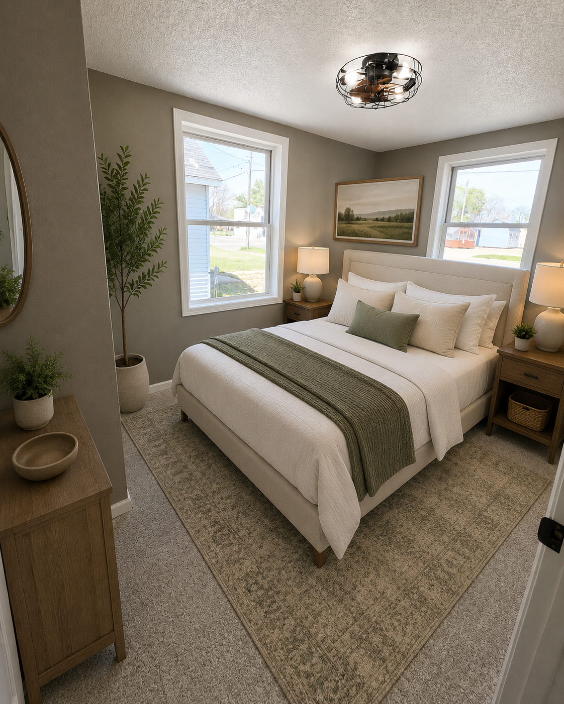 Main Floor Bedroom Virtually Staged