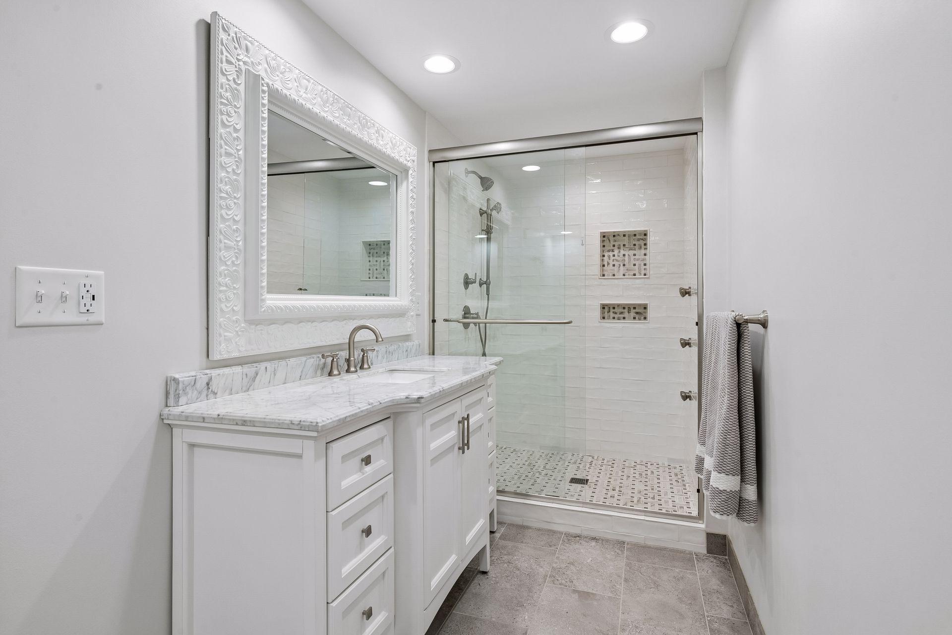 3/4 Bath w/ Sonos Sound System - Lower Level
