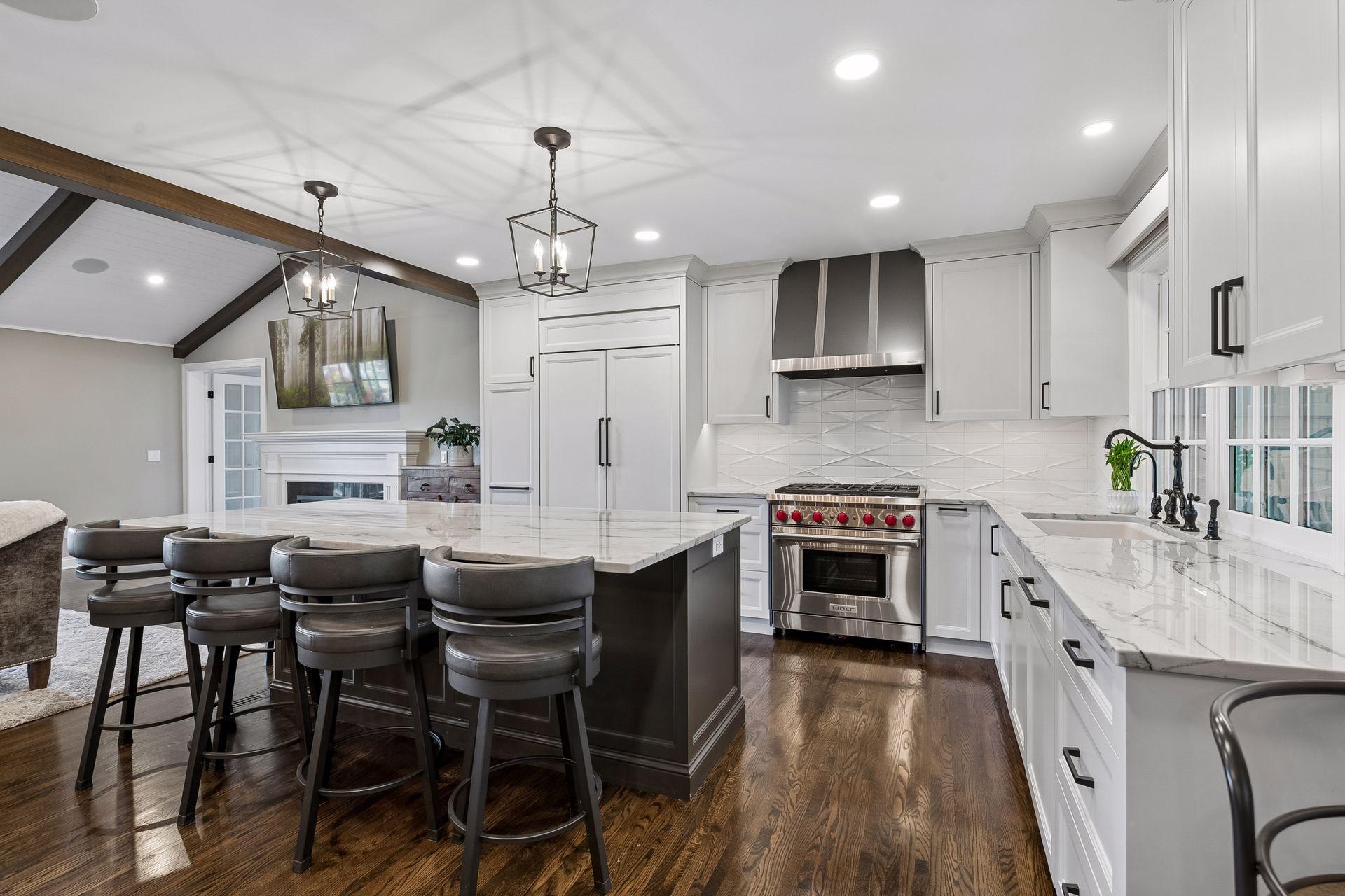 Kitchen w/ Wolf and Sub-Zero Appliances & Sonos Sound System
