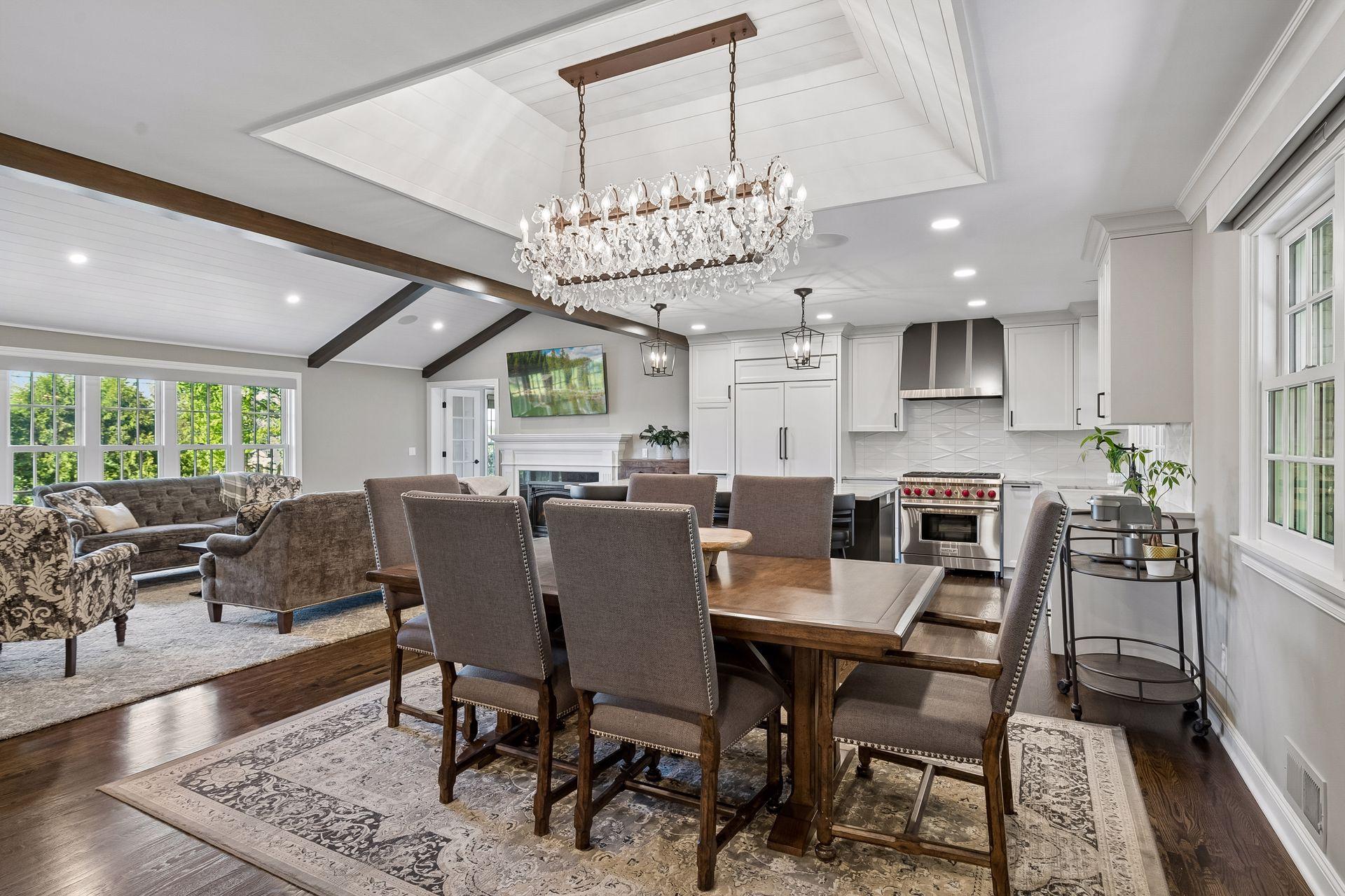 Dining Area Looking into Kitchen