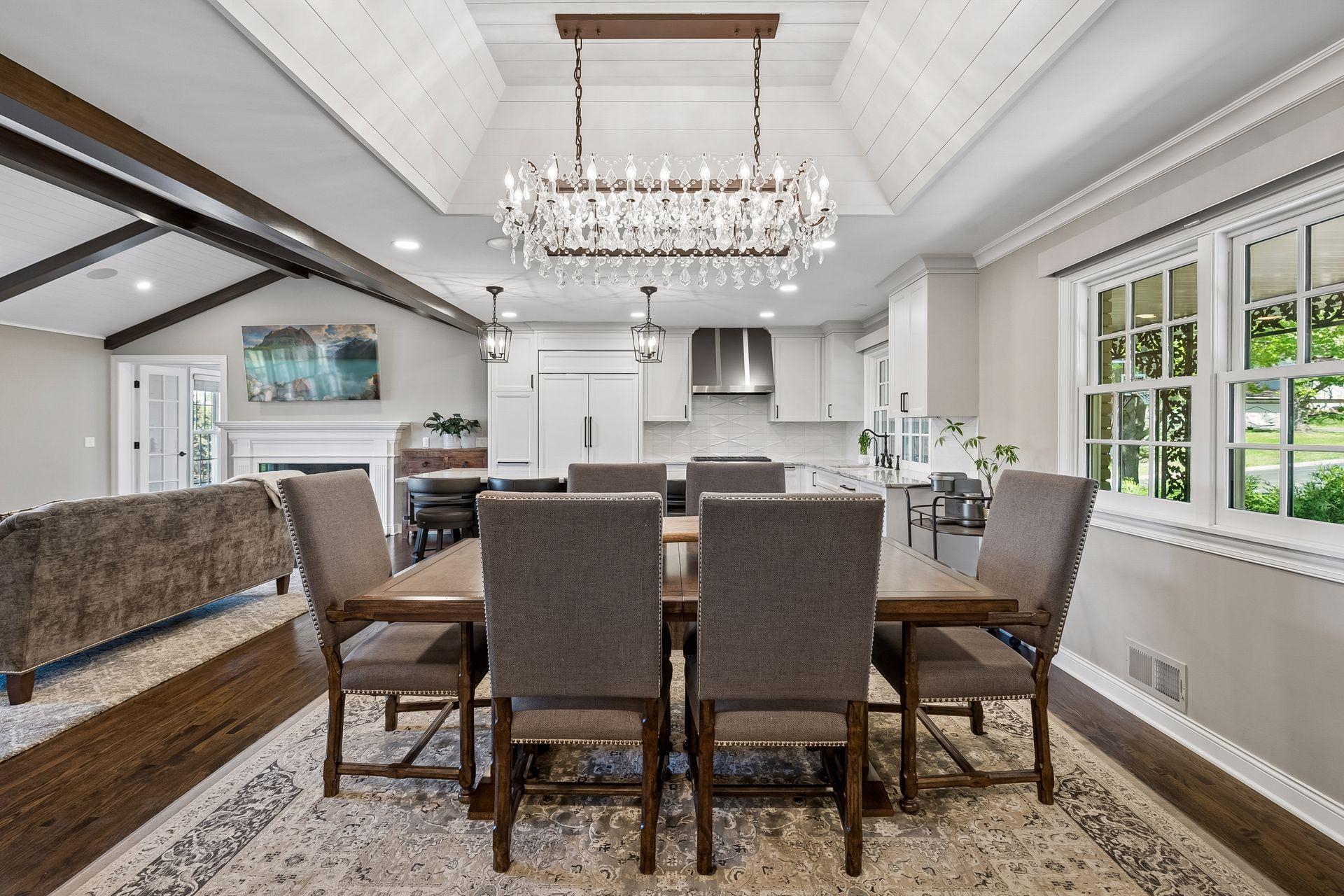 Dining Area Looking into Kitchen