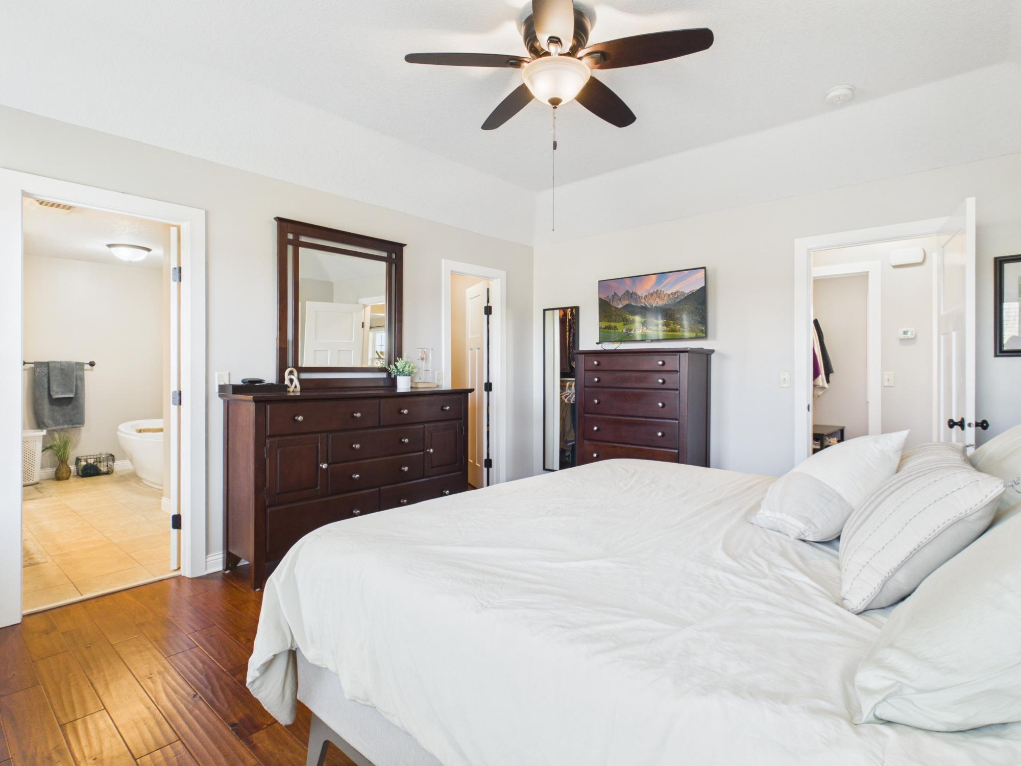 Primary bedroom on main floor
