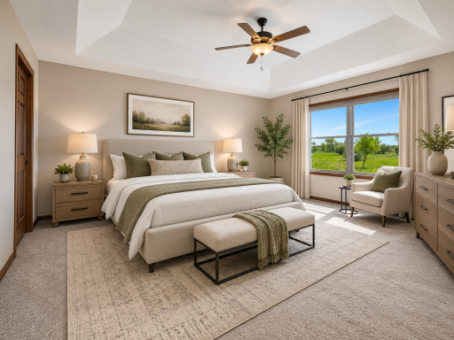 Master Suite Virtually Staged