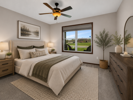 Additional bedroom - virtually staged