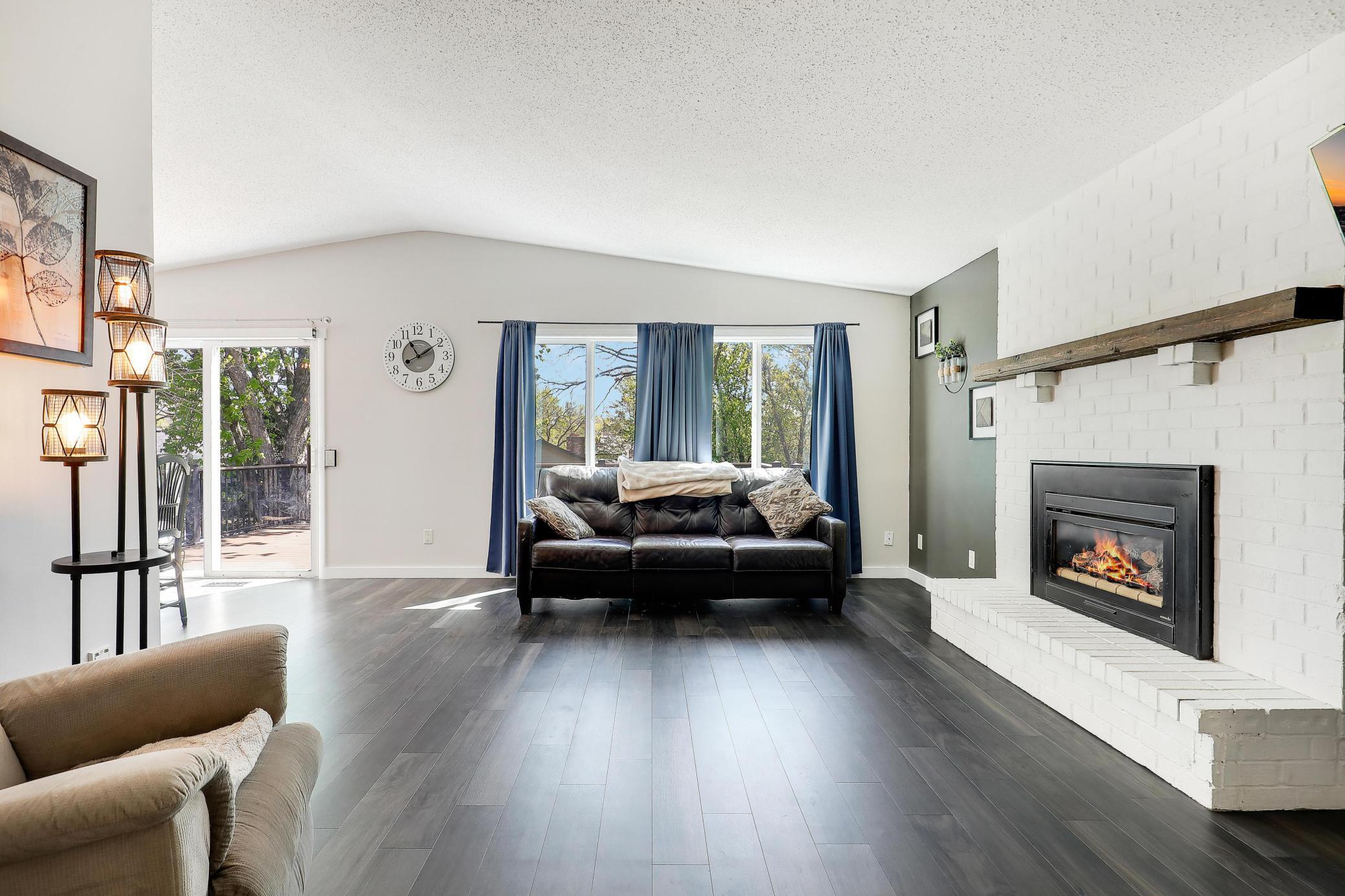 Updated living room featuring beautiful LVT flooring.