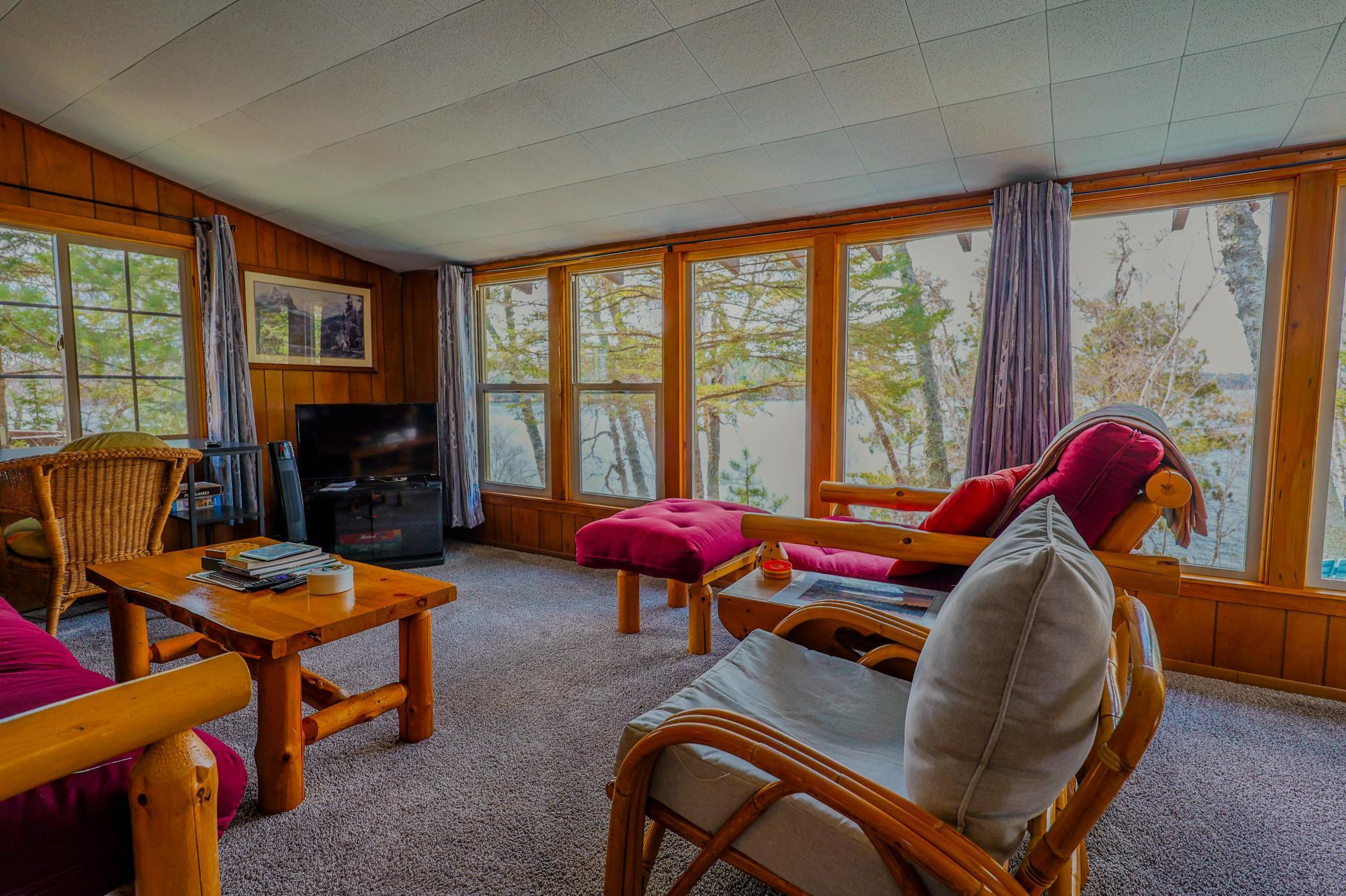Sun Porch Overlooking Lake