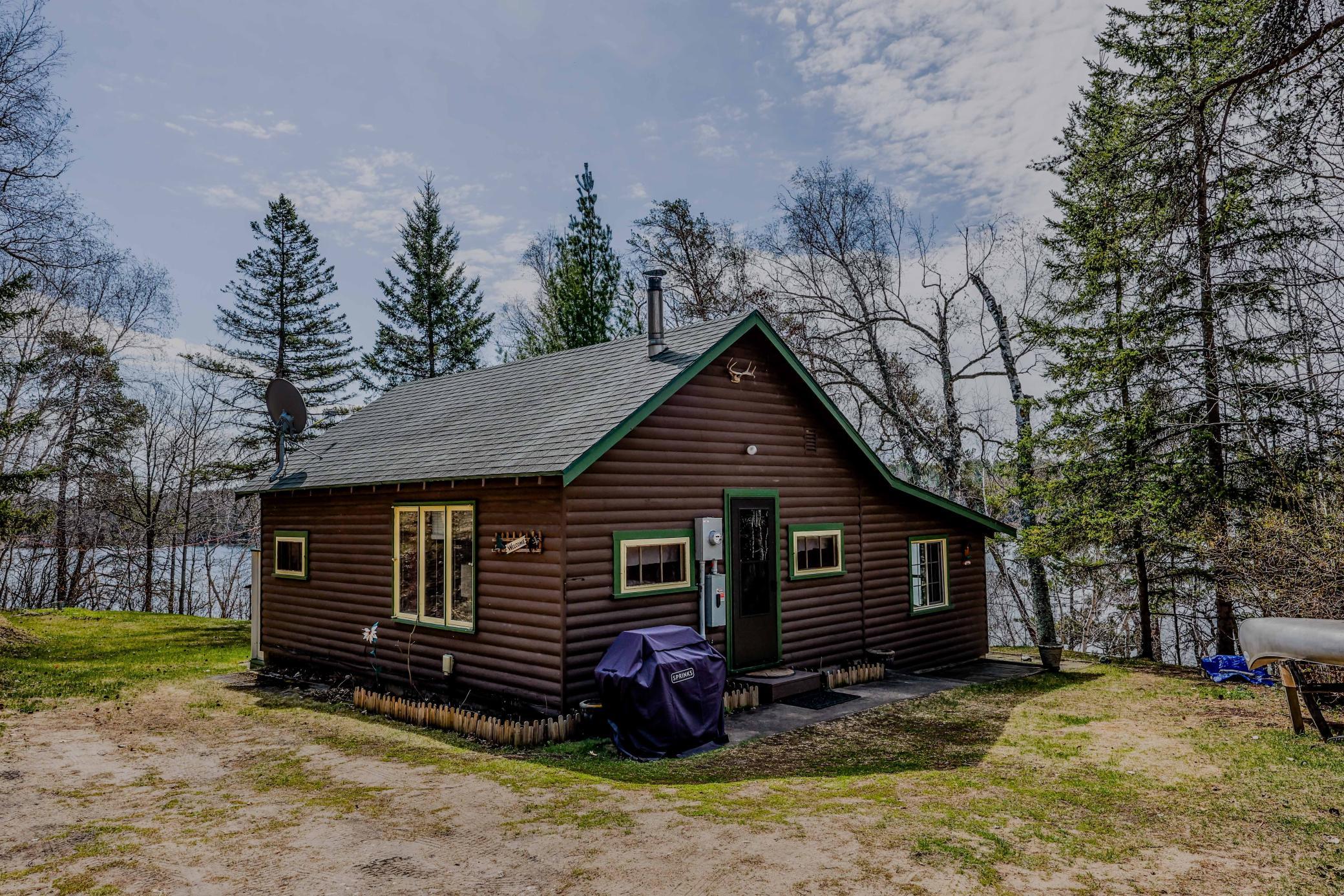View walking into cabin