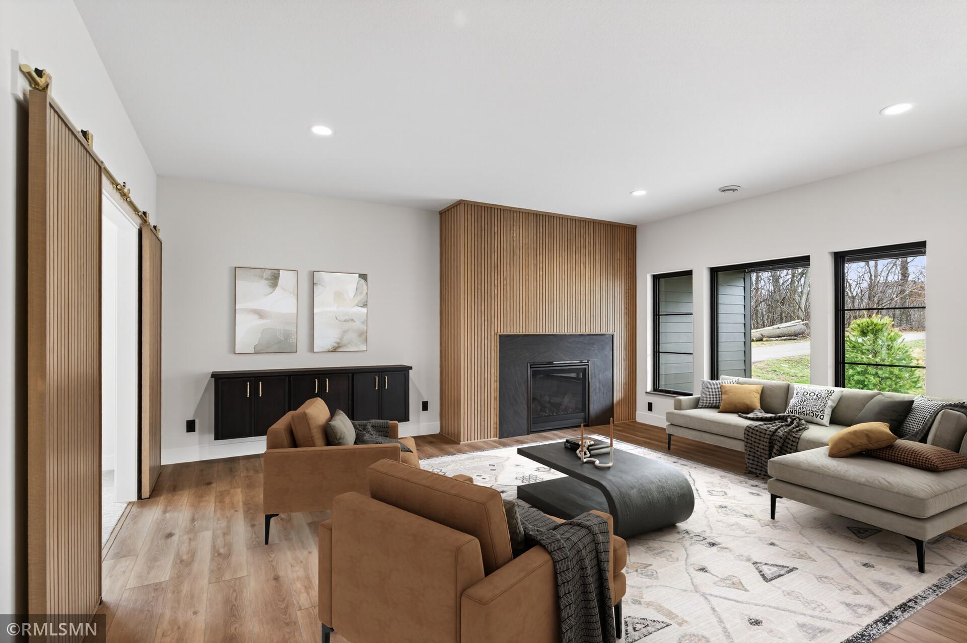Great Room - this photo has been virtually staged.