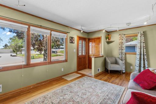Living room with plenty of natural light.