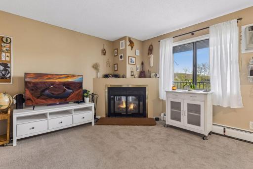 Yes!! Woodburning fireplace in the condo!