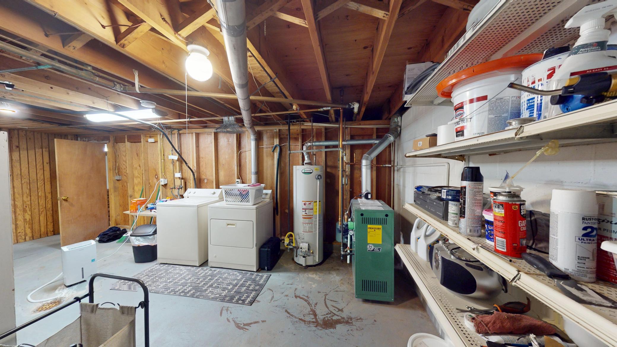Laundry/Boiler/Hot water heater