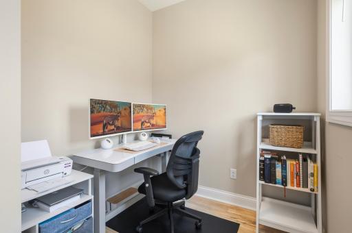 Dedicated office.