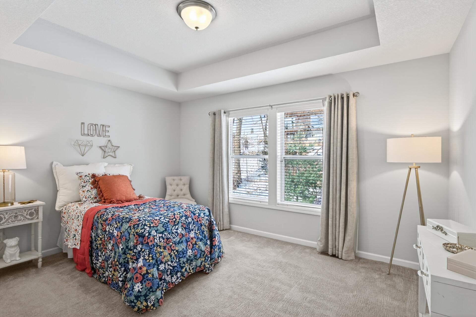Bedroom 2 located on the upper level
