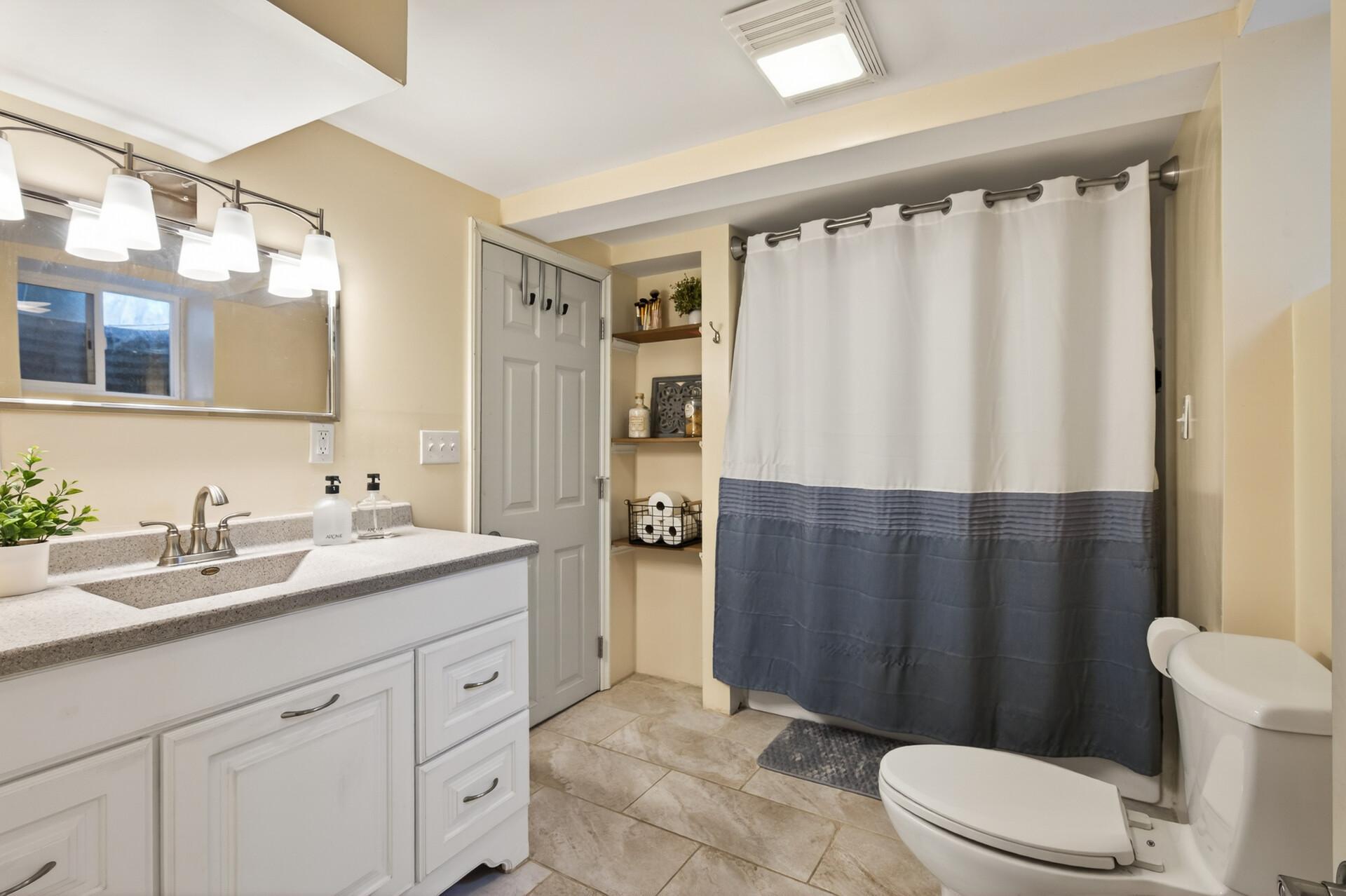 Basement Walk-Through Bathroom