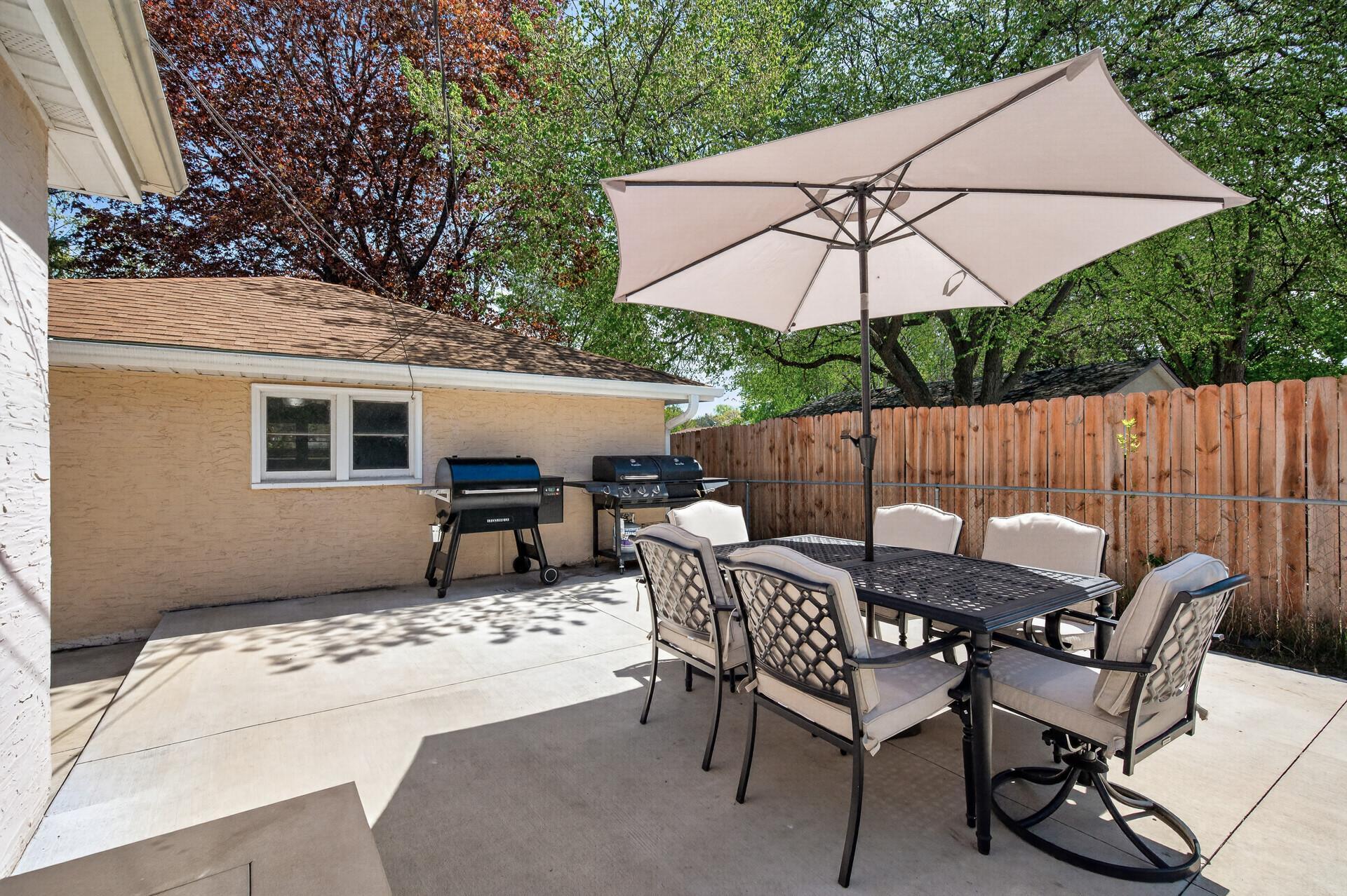 Easy Access to the Detached Garage and Great Spot for Entertaining