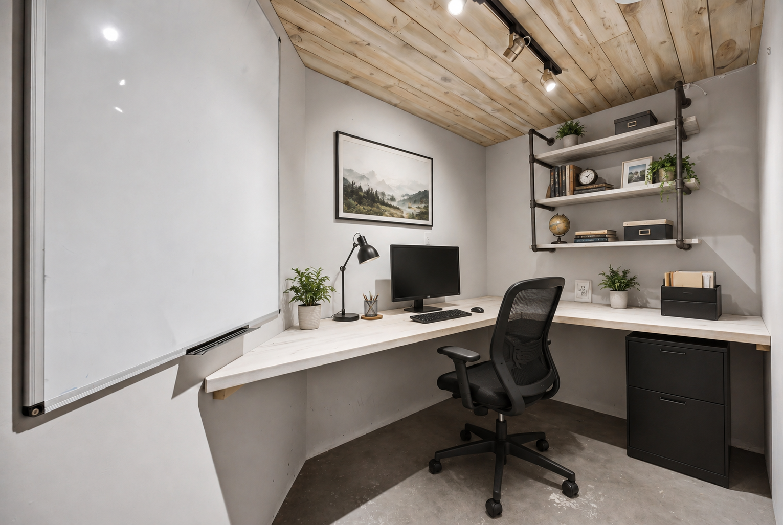 Digitally Staged Office Space