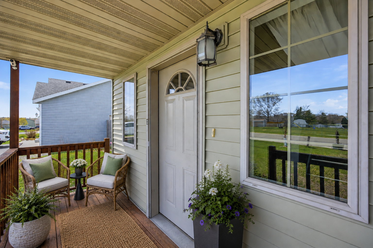 Digitally Staged Porch