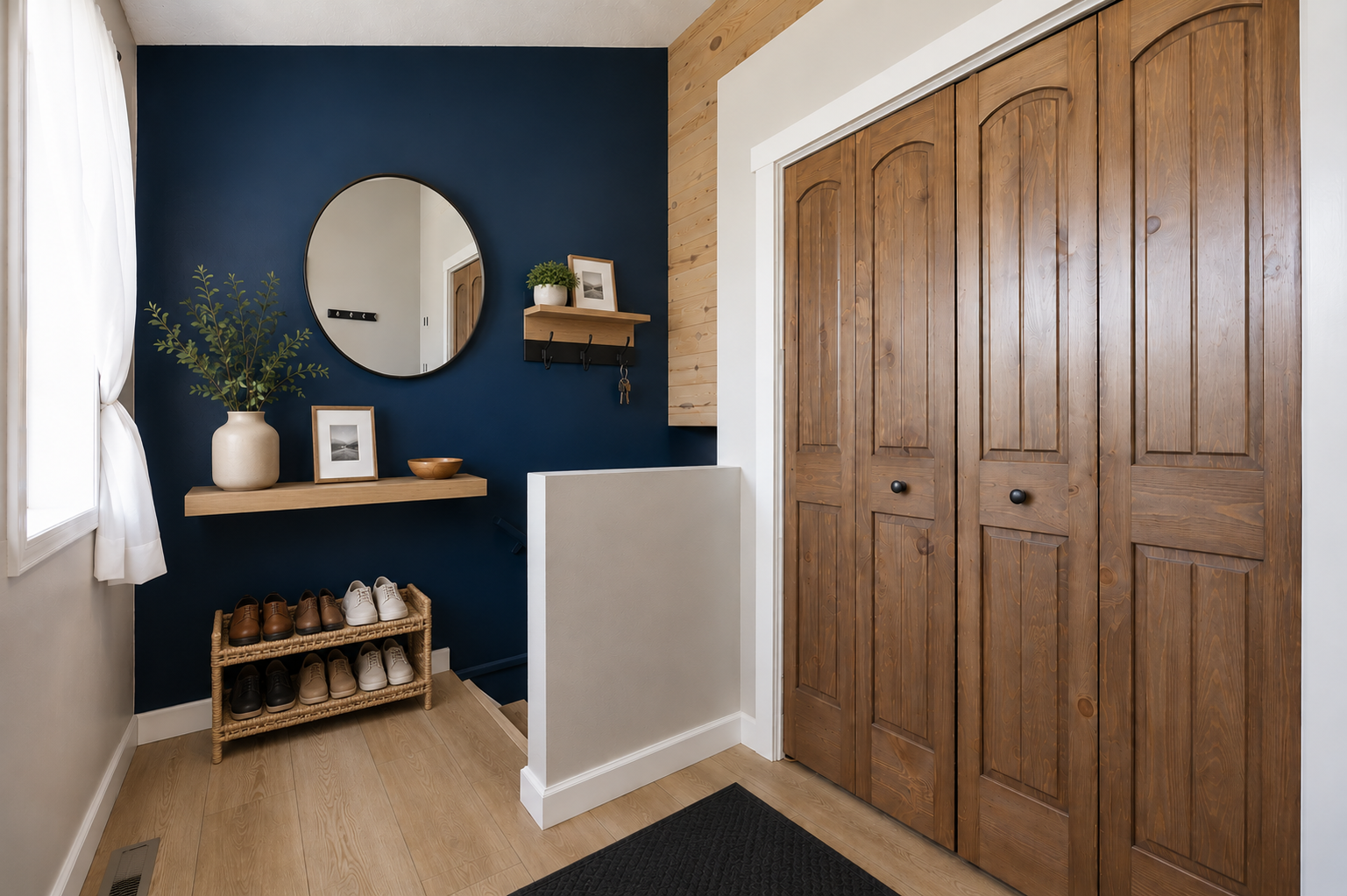Digitally Staged Entry Way