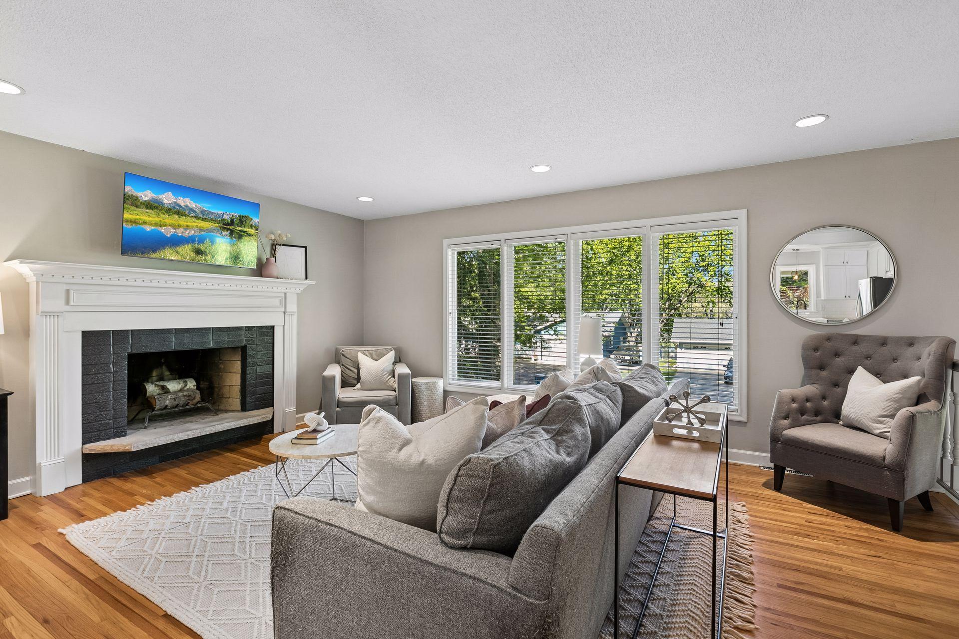 Walls of windows allow for incredible light throughout.