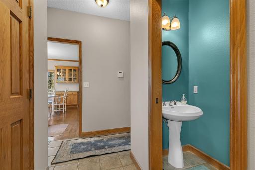 Another convenient half bath on the main floor for guests.