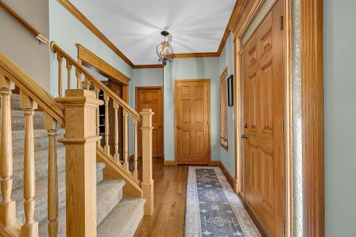 Upon entrance you are greeted by an expansive foyer.