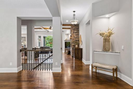 Front Entry-living room