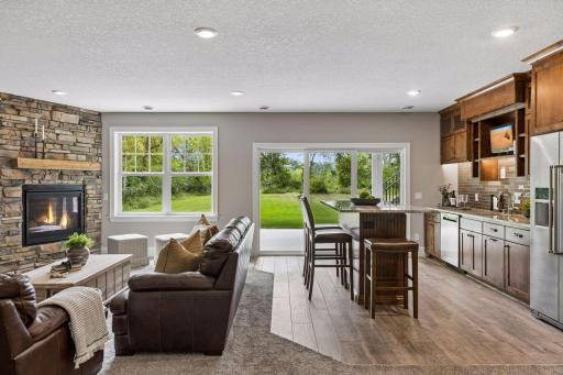 Lower level family room/bar