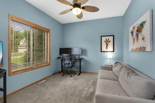 Dedicated home office perfect for remote work, studying, or hobbies.