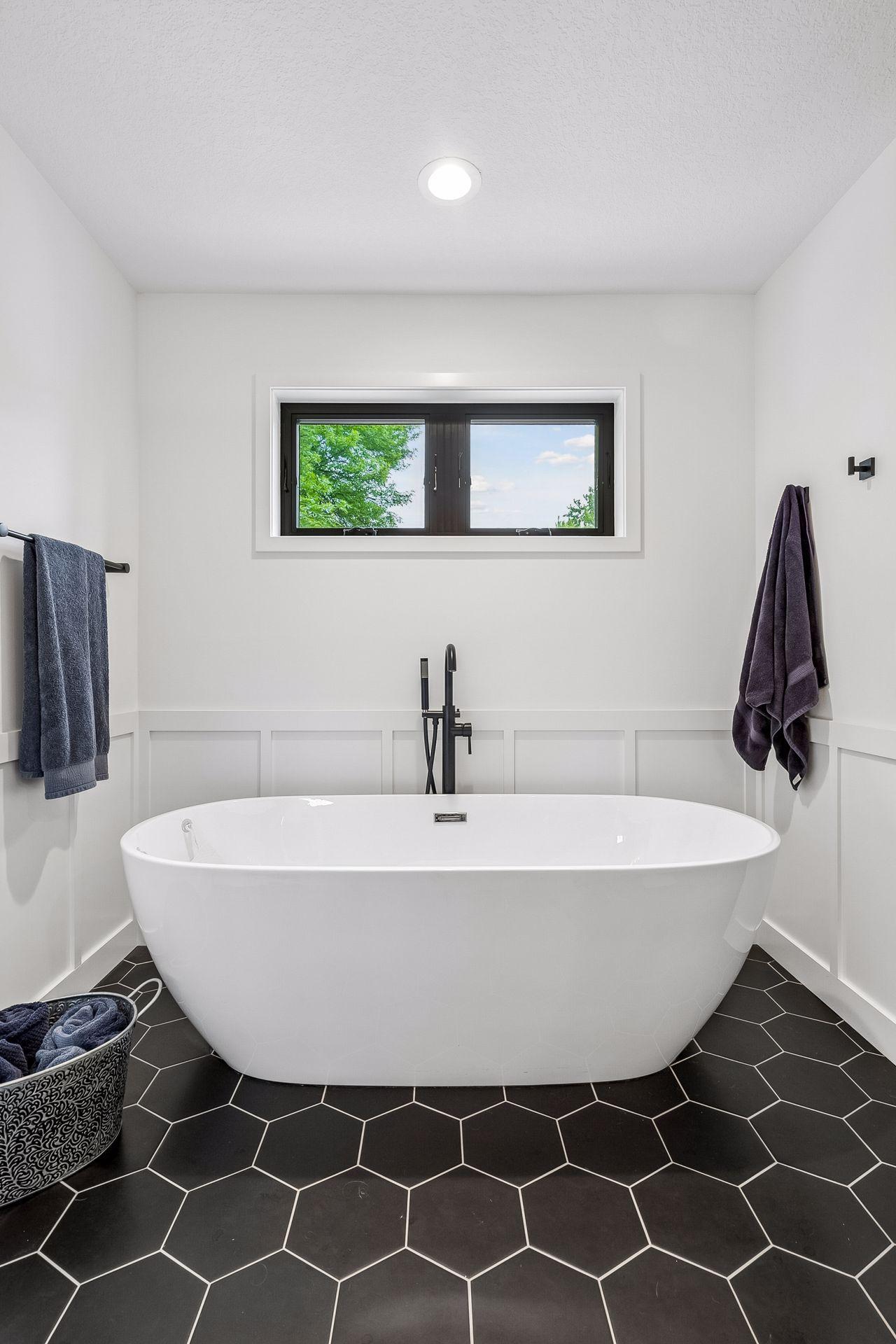 Pamper yourself with a soaking tub