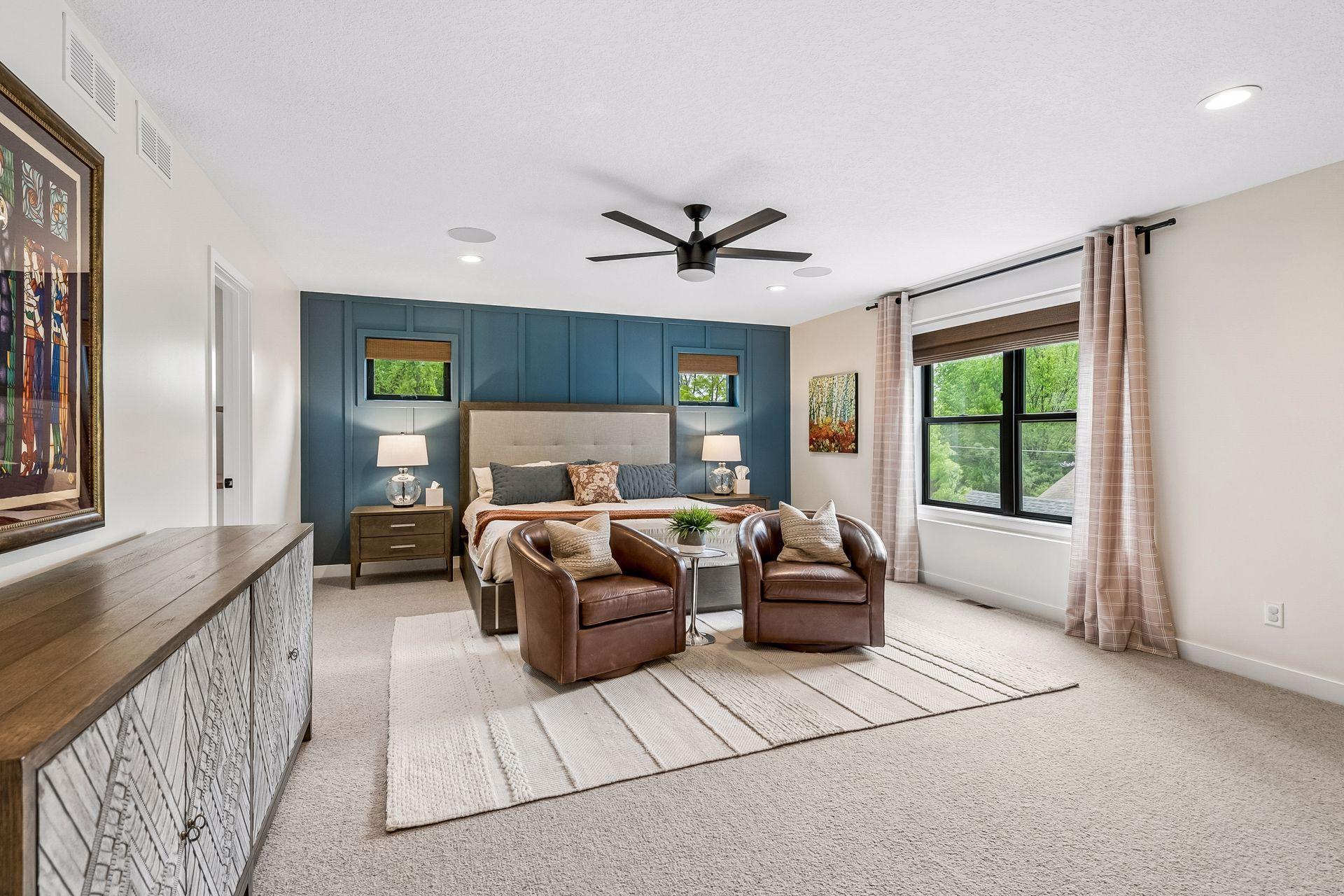 Luxurious primary suite