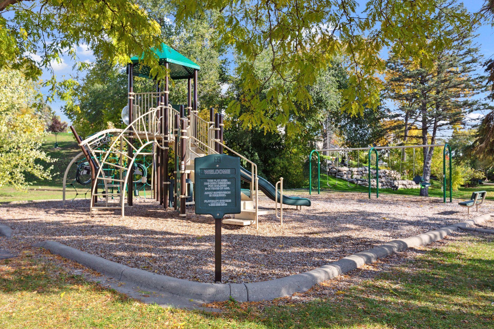 Playground at Minikahda Vista park