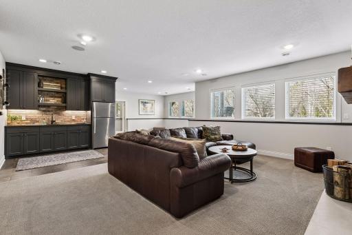 The home is wired for audio including 5.1 surround in the lower level family room. This creates the perfect place for movie night!